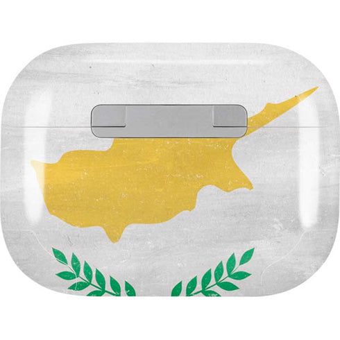 Cyprus Flag Distressed AirPods Skins